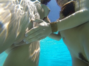 Lesbian Underwater at NakedWomenPics.com