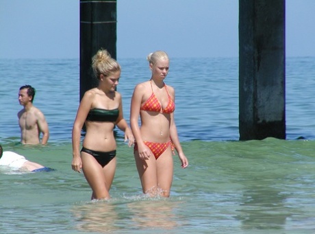 Bikini Blonde Beach Porn Pics & Nude XXX Photos - NakedWomenPics.com